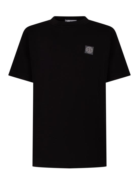 26SS [키즈] 스톤 아일랜드 티셔츠 L1S162100005S0050 V0029 BLACK