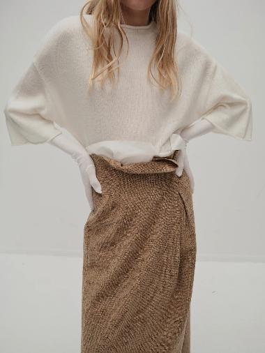  VICTORIA CHAN 롱 스커트 AW25005CA - VIKTORIA CHAN