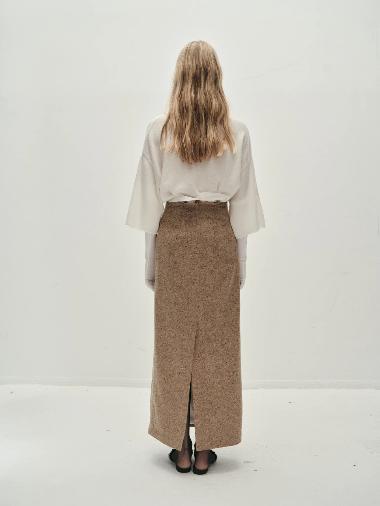  VICTORIA CHAN 롱 스커트 AW25005CA - VIKTORIA CHAN