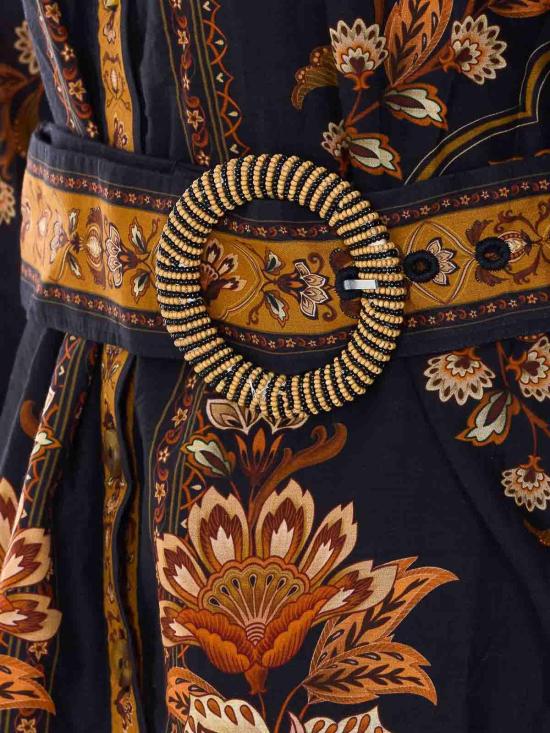 26SS 팜 리오 미디 스커트 34414226068 Black - FARM RIO