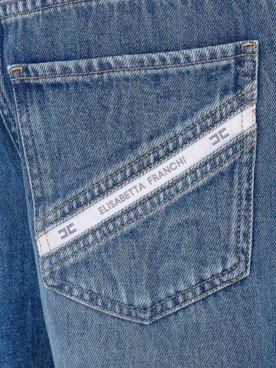 26SS 엘리자베타프랜치 숏팬츠 PJ18I61E2104 Blue - ELISABETTA FRANCHI