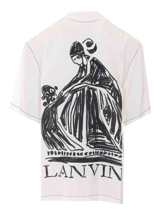 26SS 랑방 반팔 셔츠 SI0011625700 White - LANVIN