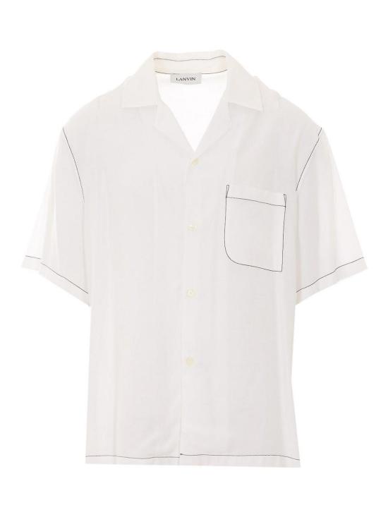 26SS 랑방 반팔 셔츠 SI0011625700 White