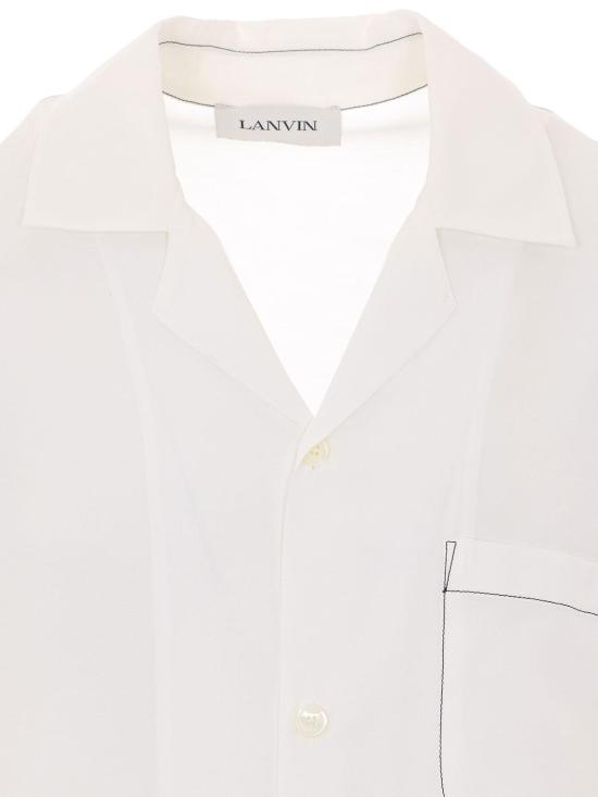 26SS 랑방 반팔 셔츠 SI0011625700 White - LANVIN