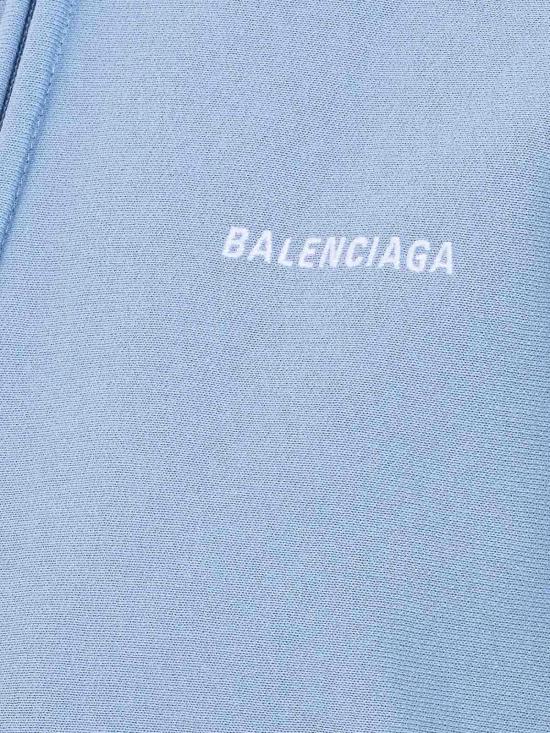 26SS 발렌시아가 백 집업 후드 851236TTVJ24773 Blue - BALENCIAGA