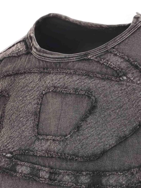 26SS 디젤 반팔 티셔츠 A195450HGBX9XXA Grey - DIESEL