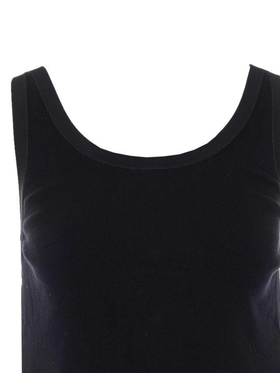 26SS 엘리자베타프랜치 민소매 티셔츠 TK72S61E2685 Black - ELISABETTA FRANCHI