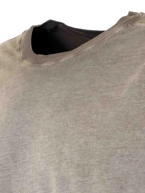 26SS 톰크롬 반팔 티셔츠 MTS937COLDDYEOLIV Green - THOM KROM