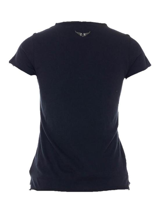 26SS 자딕앤볼테르 반팔 티셔츠 JWTN00447001 Black - ZADIG & VOLTAIRE