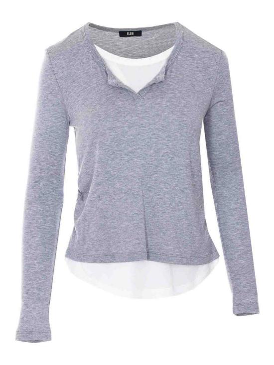 26SS 엘레 민소매 티셔츠 0282GRIGIO Grey