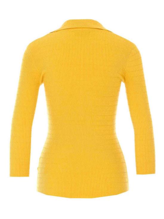 26SS 엘리자베타프랜치 민소매 티셔츠 MK86B61E2EV4 Yellow - ELISABETTA FRANCHI