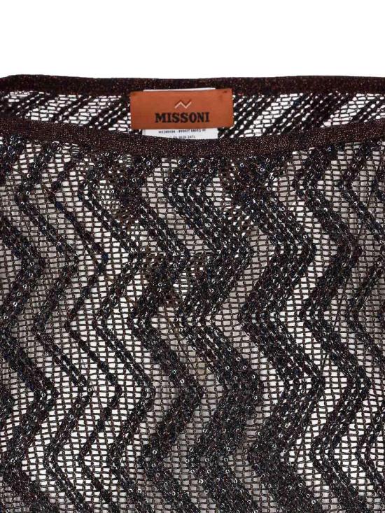 26SS 미소니 민소매 티셔츠 MS26SK06BV00ITS80EQ Brown - MISSONI