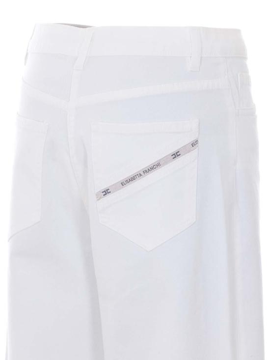 26SS 엘리자베타프랜치 스트레이트 팬츠 PJ23N61E2360 White - ELISABETTA FRANCHI