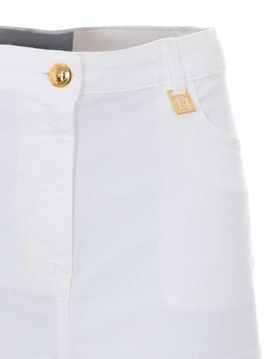 26SS 엘리자베타프랜치 스트레이트 팬츠 PJ23N61E2360 White - ELISABETTA FRANCHI