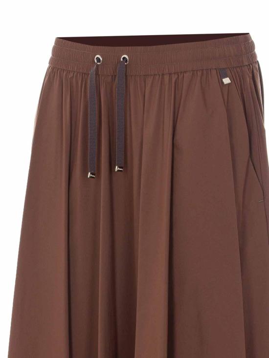 26SS 에르노 롱 스커트 GN000007D12431SZ2240 Brown - HERNO