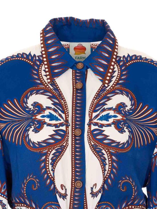 26SS 팜 리오 롱 원피스 34412926005 Blue - FARM RIO