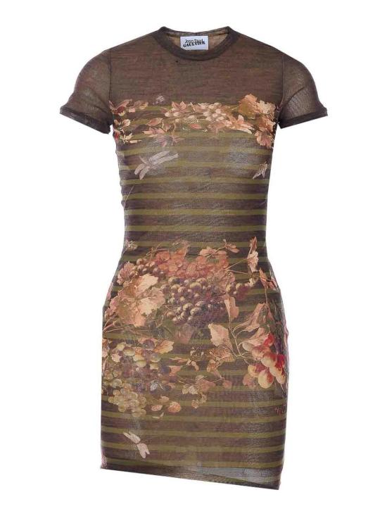 26SS 장 폴 고티에 숏 원피스 DR114M014P4190 Green