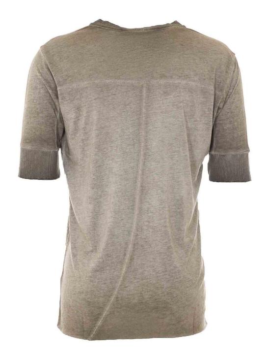 26SS 톰크롬 반팔 티셔츠 MTS942COLDDYEOLIV Green - THOM KROM