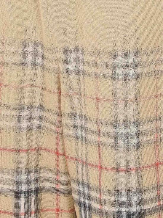 26SS 버버리 그라디언트 체크 코튼 조깅 팬츠 8119036 Beige - BURBERRY