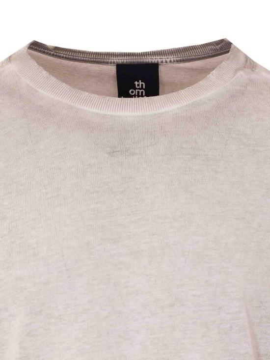 26SS 톰크롬 반팔 티셔츠 MTS942COLDDYESTONE Grey - THOM KROM