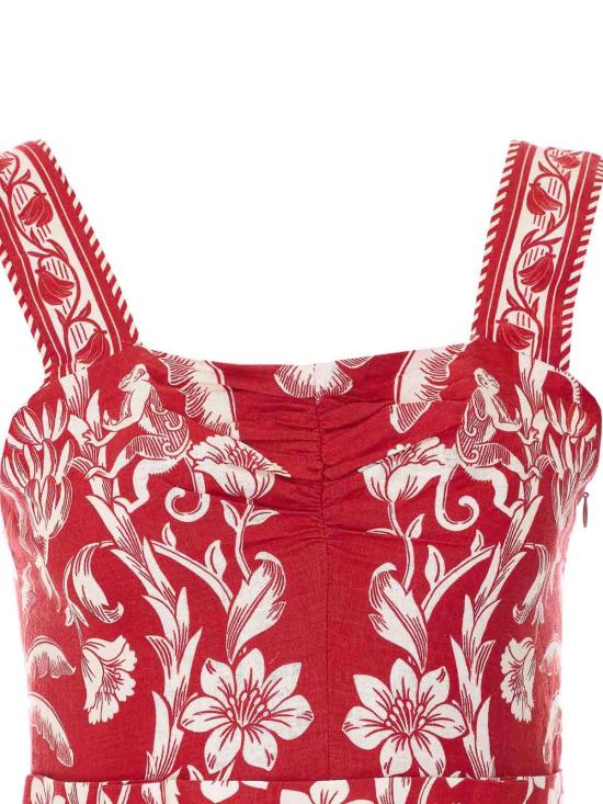 26SS 팜 리오 미디 스커트 34399926056 Red - FARM RIO