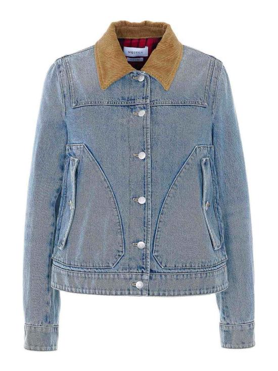 26SS 알렉산더 맥퀸 데님 팬츠 852182QMAD04383 Blue