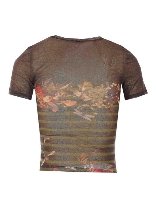 26SS 장 폴 고티에 반팔 티셔츠 TO419M014P4190 Green - JEAN PAUL GAULTIER