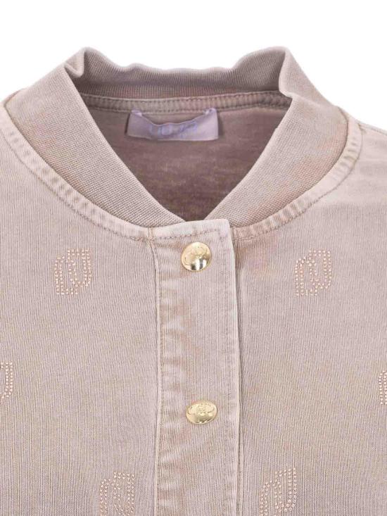 26SS 리우조 가죽 자켓 TA6028JS008L9030 Beige - LIU JO