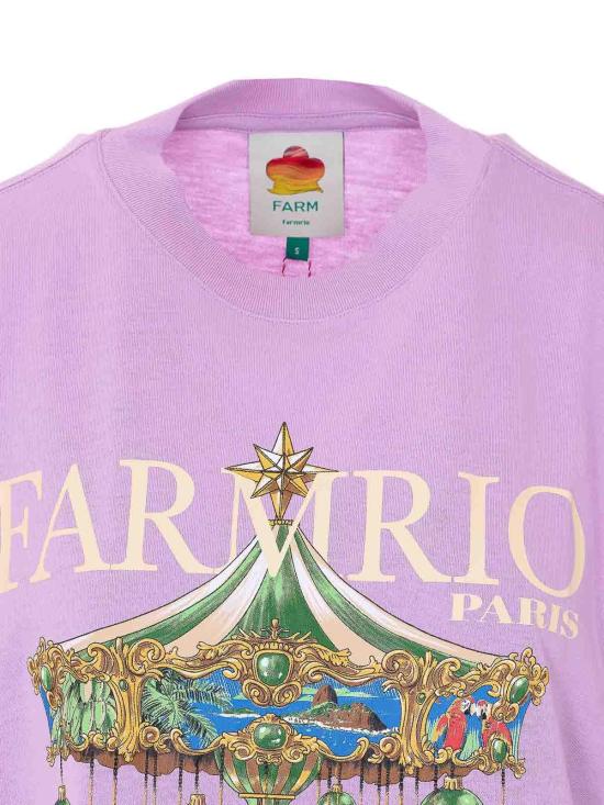 26SS 팜 리오 반팔 티셔츠 354549L0018 Purple - FARM RIO