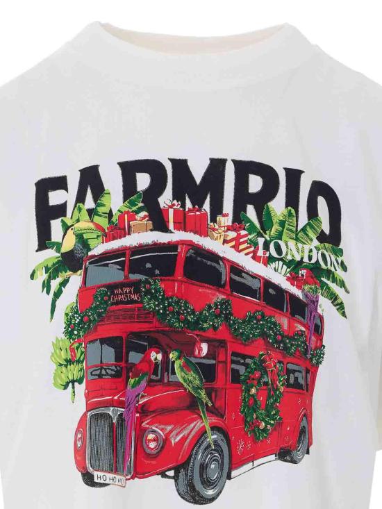 26SS 팜 리오 반팔 티셔츠 354561L0025 White - FARM RIO