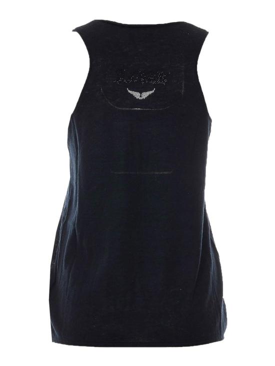 26SS 자딕앤볼테르 민소매 티셔츠 KWTO01139011 Black - ZADIG & VOLTAIRE