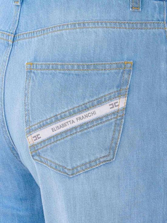 26SS 엘리자베타프랜치 데님 원피스 TJ44D61E2192 Blue - ELISABETTA FRANCHI