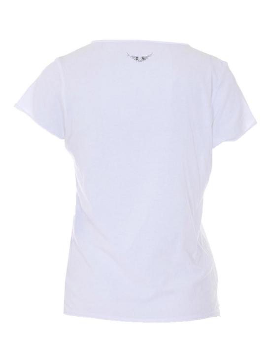 26SS 자딕앤볼테르 반팔 티셔츠 JWTN00447101 White - ZADIG & VOLTAIRE
