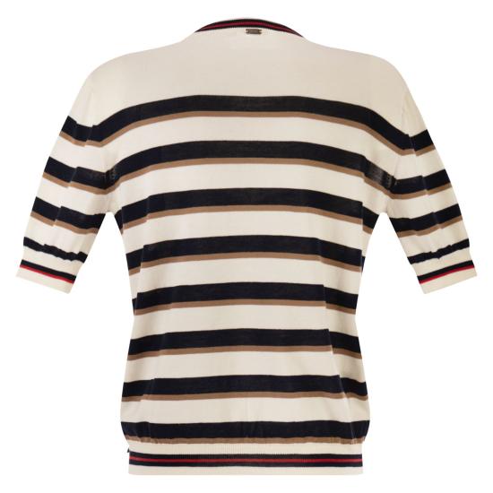 26SS 에르노 폴로 티셔츠 MG000239D WHITE BLUE - HERNO