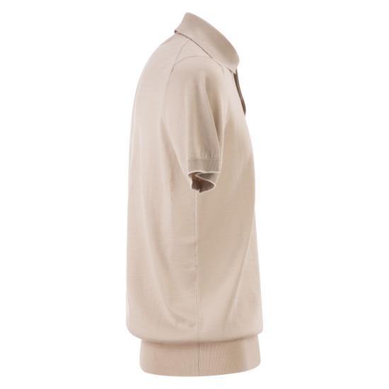 26SS 브루넬로 쿠치넬리 폴로 티셔츠 M29800125 LIGHT BEIGE - BRUNELLO CUCINELLI
