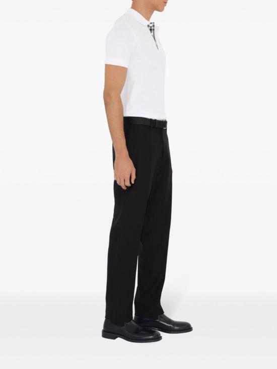 26SS 버버리 코튼 폴로 티셔츠 8099166 A1464 White - BURBERRY