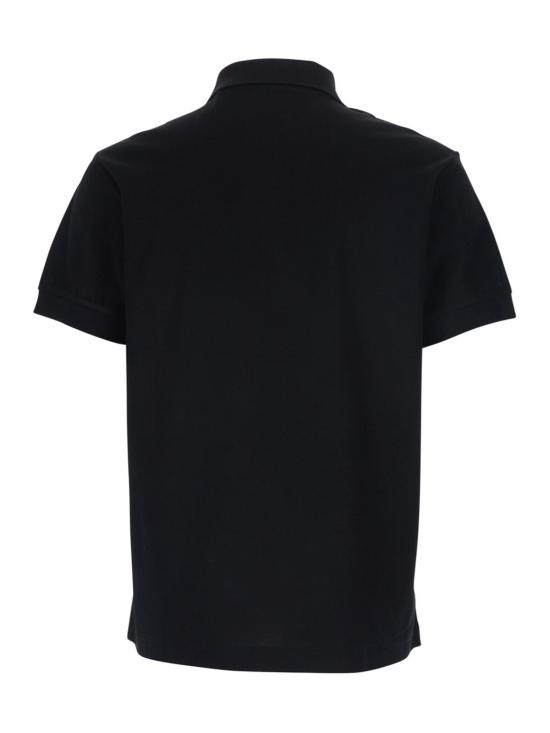 26SS 버버리 메탈릭 EKD 코튼 폴로 셔츠 8119008 A1189 Black - BURBERRY