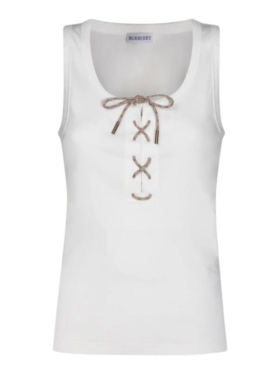 26SS 버버리 민소매 티셔츠 8117713 B7078 White