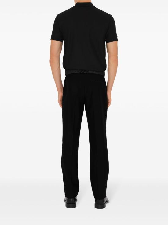 26SS 버버리 코튼 폴로 셔츠 8096425 A1189 Black - BURBERRY