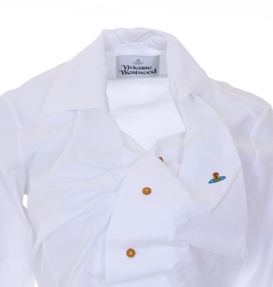 26SS 비비안웨스트우드 셔츠 1501000C W009QA401 White - VIVIENNE WESTWOOD