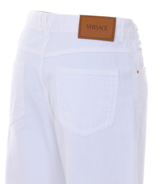 26SS 베르사체 데님 팬츠 1013745 1A085701D110 White - VERSACE