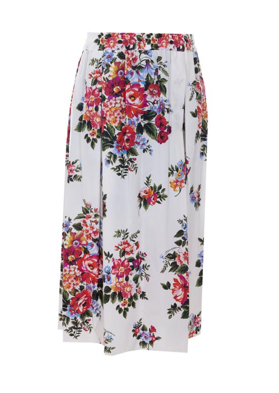 26SS 돌체앤가바나 미디 스커트 F4DC7T HS5UUHA5ZO White - DOLCE & GABBANA