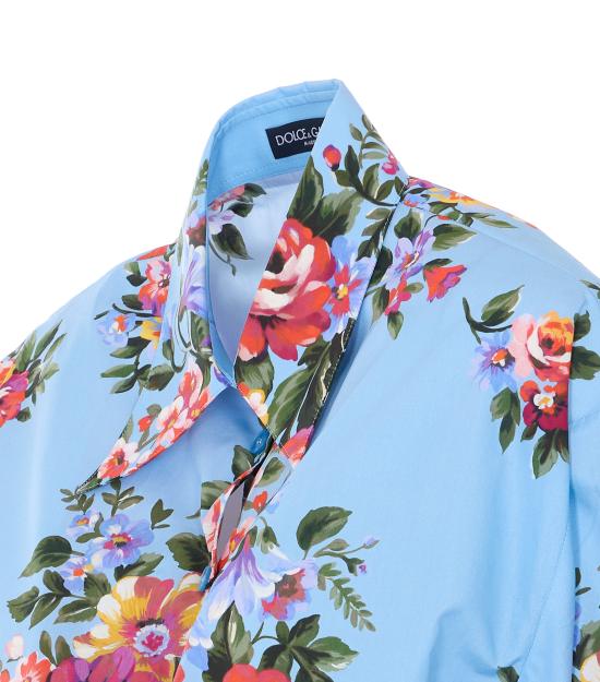 26SS 돌체앤가바나 셔츠 F5T76T HS5UUHC5ZO Blue - DOLCE & GABBANA