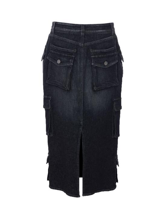 26SS 돌체앤가바나 미디 스커트 F4DCSD G8OS4S9001 Black - DOLCE & GABBANA