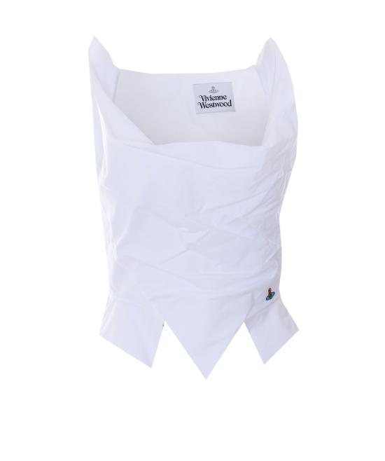 26SS 비비안웨스트우드 긴팔 티셔츠 1505000M W009QA401 White