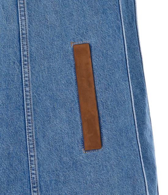 26SS 베르사체 미디 원피스 1022695 1A167511D800 Blue - VERSACE