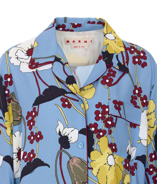 26SS 마르니 셔츠 CAMA0478QI UTVA65MFB31 Blue - MARNI