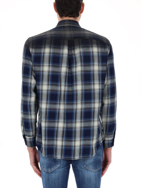 26SS 디스퀘어드2 긴팔 셔츠 S74DM0993 D35206001F BLUE - DSQUARED2