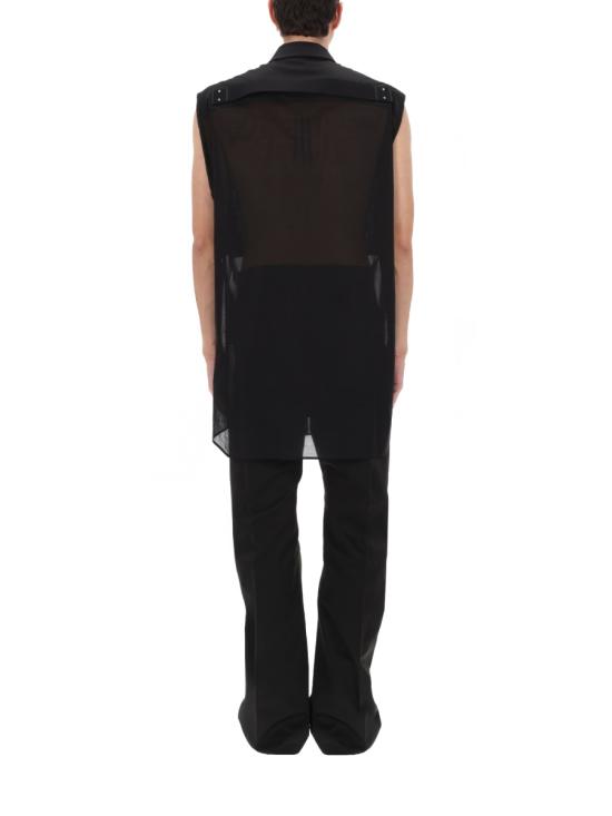 26SS 릭 오웬스 긴팔 셔츠 RU01F2229 CV09 BLACK - RICK OWENS