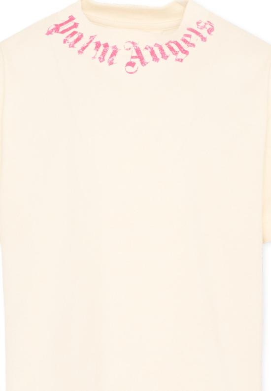 26SS [키즈] 팜앤젤스 티셔츠 PGAA002S26JER005 002 IVORY - PALM ANGELS